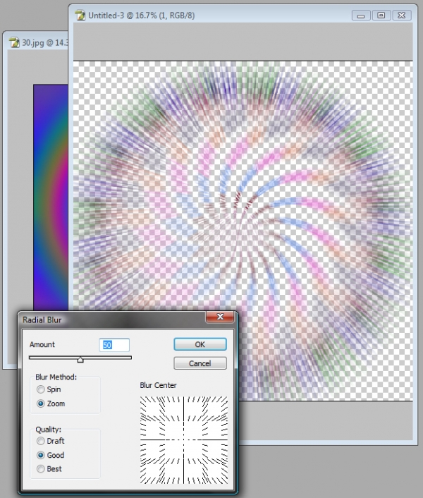 Creation of Psychedelic Swirl: Step 36